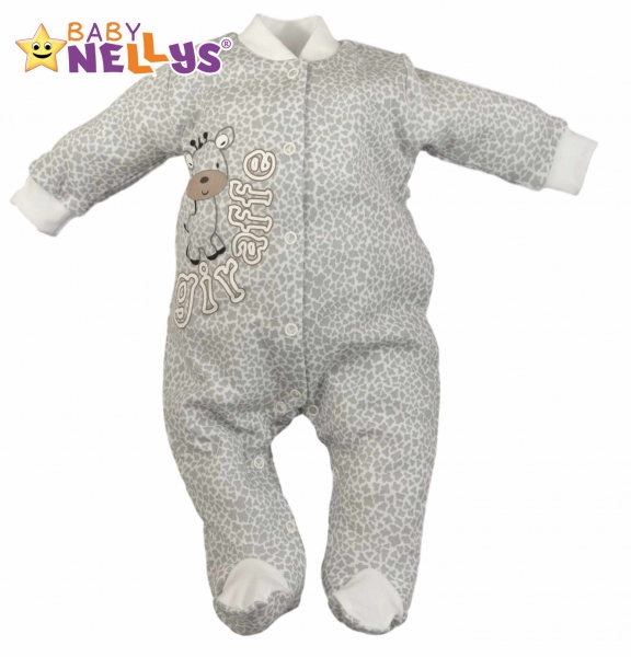 Overálek Giraffe Baby Nellys ® - šedý